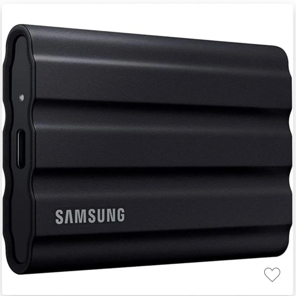 Samsung 4TB T7 Shield Portable SSD USB 3.2 Gen 2 MU-PE4TOS (Black)